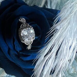 Hallmarked 925 size 6 ring .